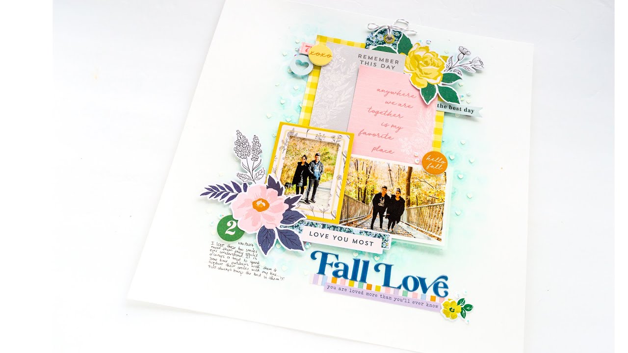 Scrapbooking Layout with The Best Day collection  | PINKFRESH STUDIO DT