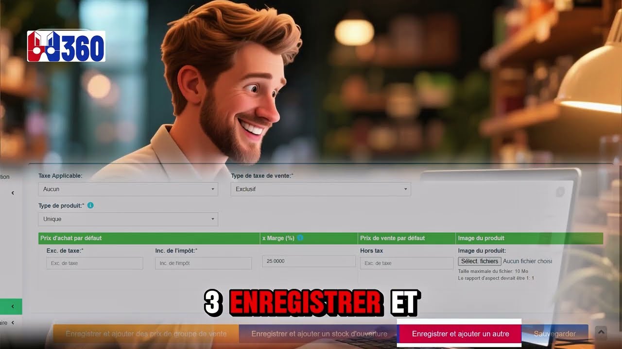 Tutoriel H360🛒POS : Guide Complet pour Ajouter un Produit (Stock, Prix et Taxes)