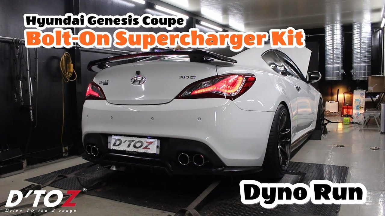 D'TOZ  Hyundai Genesis Coupe 3.8 Bolt-On  St.1 Supercharger Kit