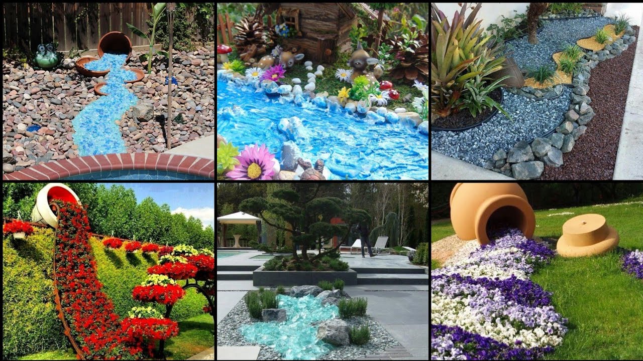 51 super easy dry river bed landscaping ideas to try in 2k20 | amazing garden ideas