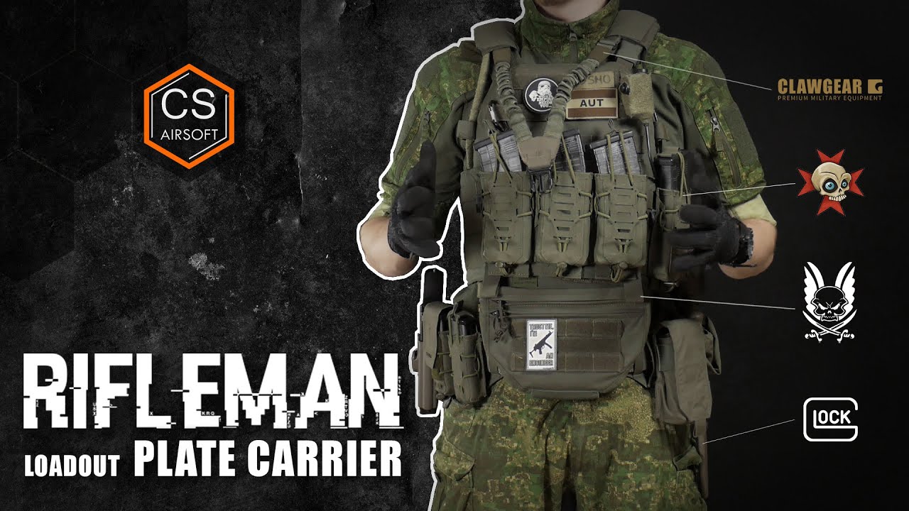 Rifleman Loadout Plate Carrier & Battle Belt Setup | CS Airsoft