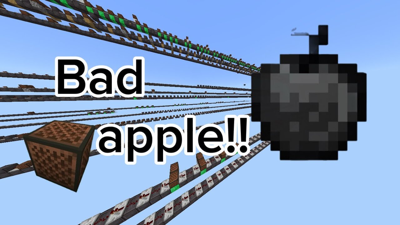 Bad apple feat.nomico(full)をマイクラで演奏してみた【マイクラ】【音ブロック】