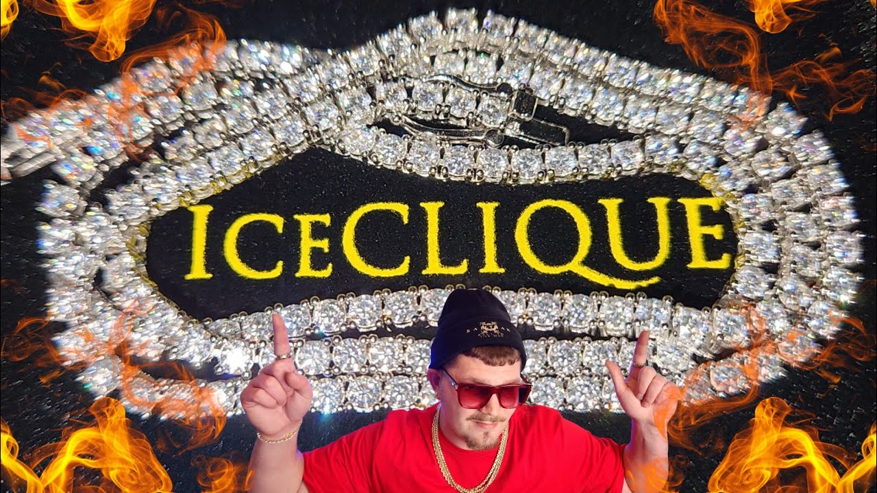 ICECLIQUE Jewelry Moissanite Tennis Chain Review!