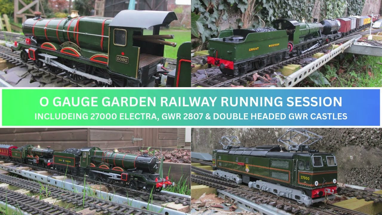 O GAUGE GARDEN RAILWAY RUNNING SESSSION 17/02/26