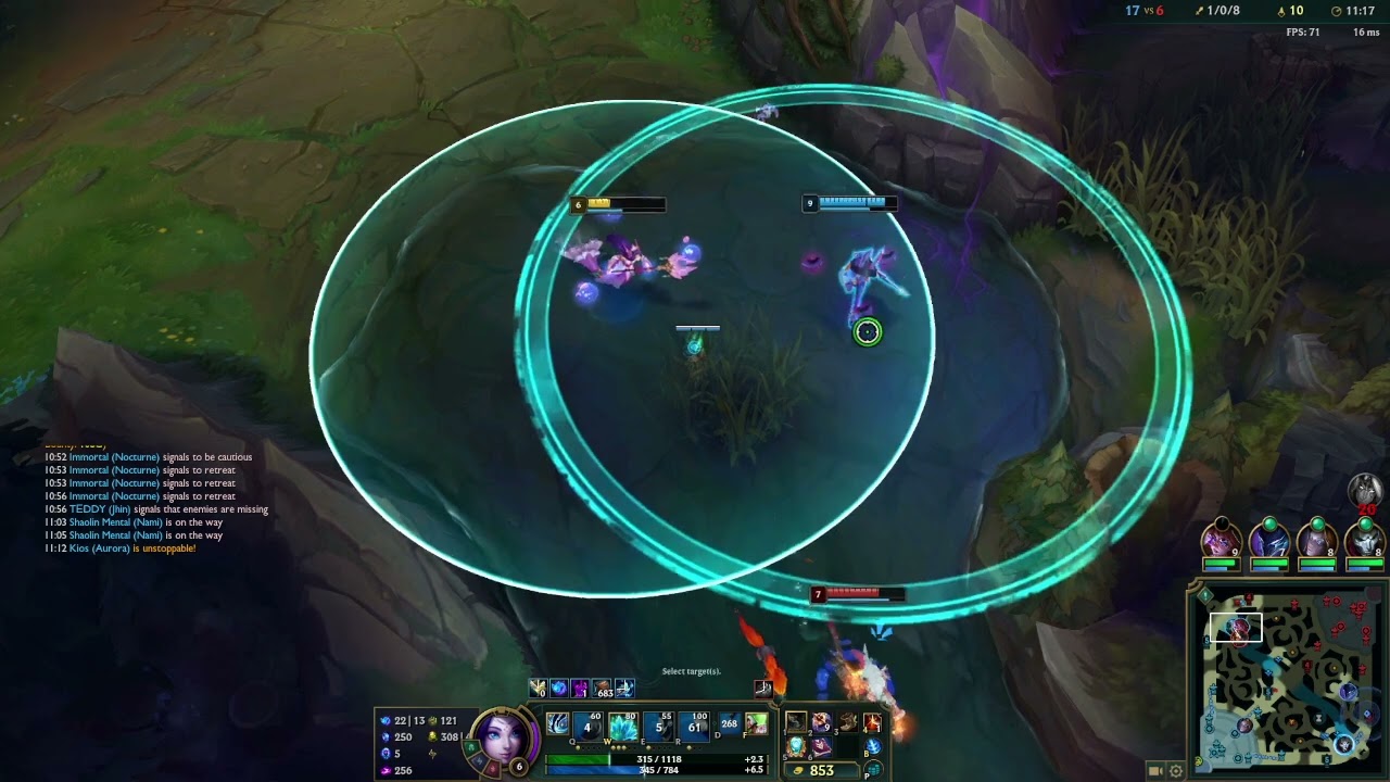 Nami vs Leona
