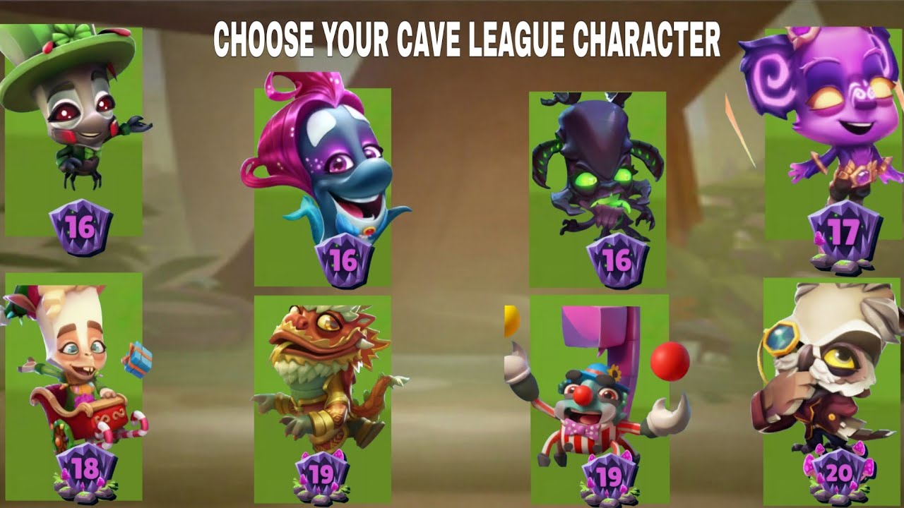 Which Character Of CAVE LEAGUE Is Best To Win All Matches 💥 | Zooba