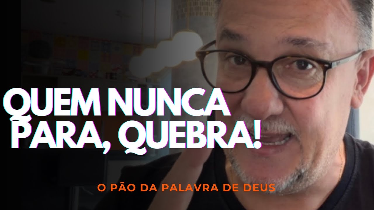 DESCANSO NÃO É FALTA DE FÉ É ATO DE  SABEDORIA