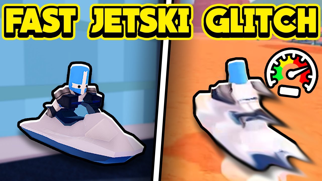 FAST JET SKI ON LAND GLITCH! (Roblox Jailbreak)