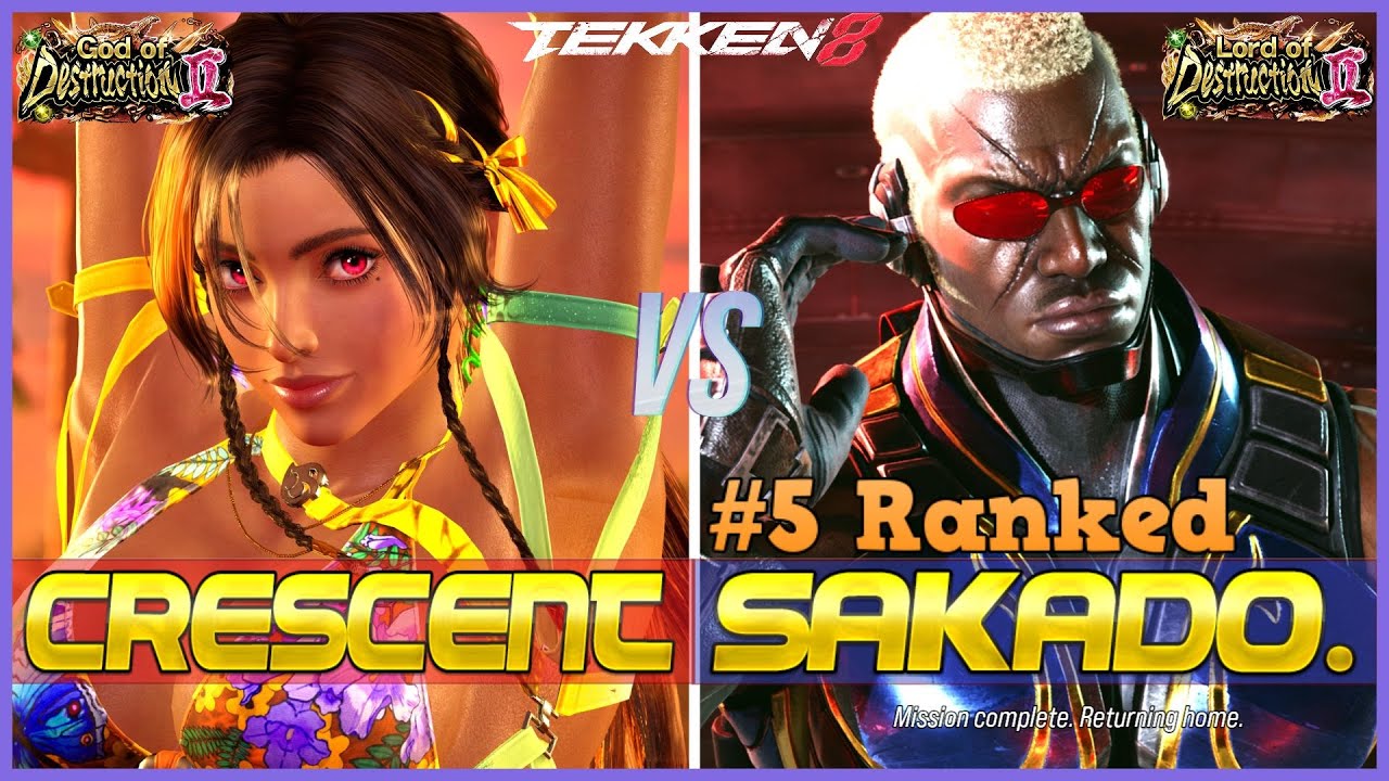 T8 ▰ CRESCENT (Miary Zo) Vs SAKADO (#5 Ranked Raven) ▰ Tekken 8 High Level Gameplay