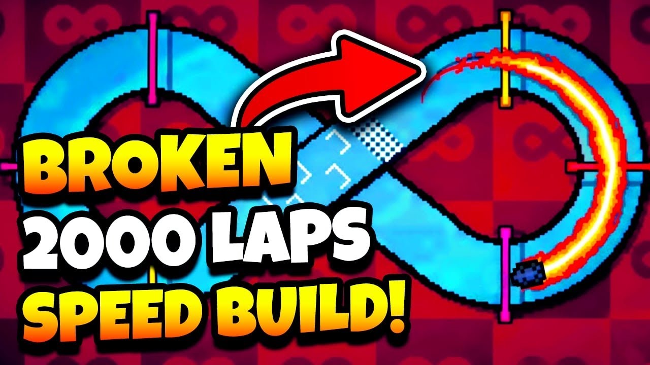I BROKE The Idle Racing Game with a MEGA SPEED BUILD! | The Loopler