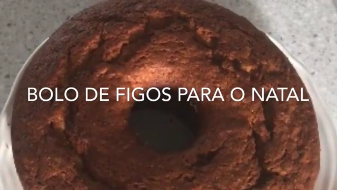 Bolo De Figos Para O Natal/ Dry Figs cake for Xmas