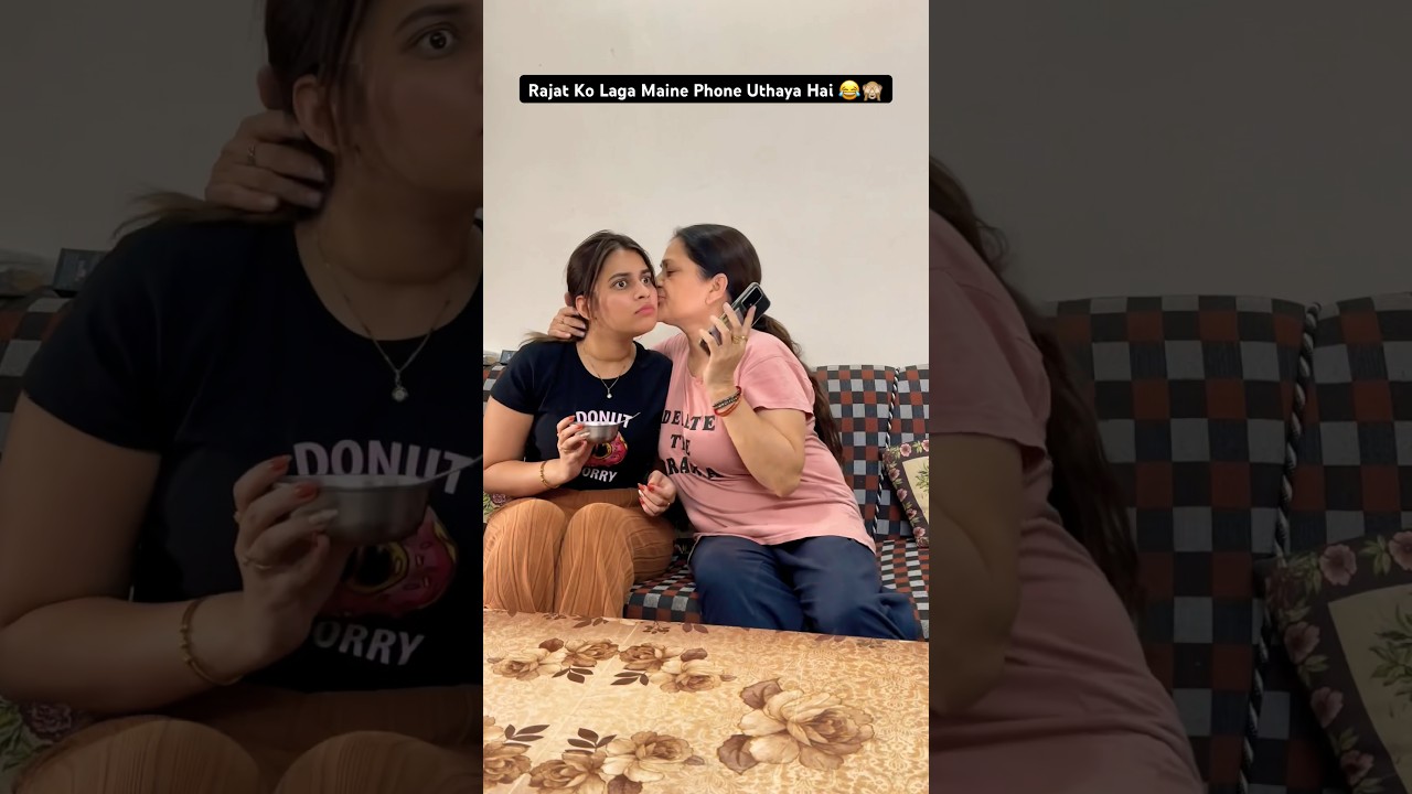 Mujhe Sharam Aagyi 🙈😂 Must Watch Video ❤️ #kiss #rajatswati #love #truelove #couplegoals #trending