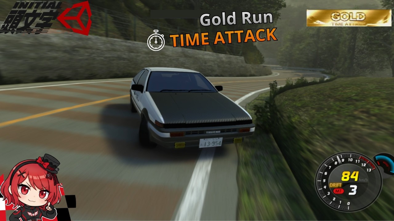 [Initial Unity] AE86 Tsubaki Line Uphill GOLD