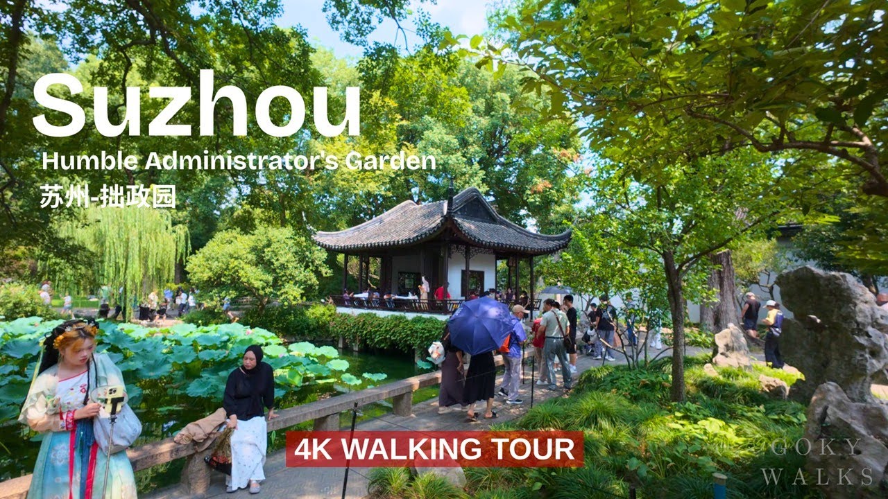 Heaven on Earth 🌸 | Exploring Suzhou’s Humble Administrator’s Garden | Suzhou-China | 拙政园 - 苏州 | 4K