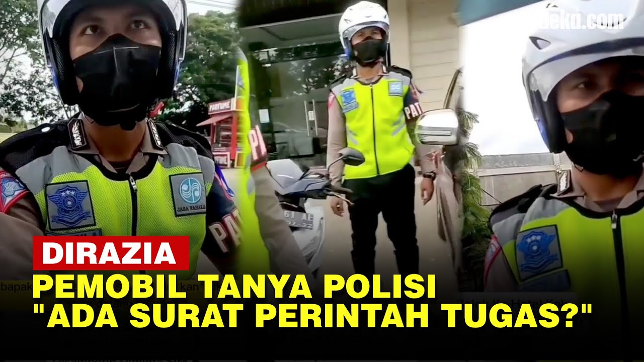 Debat Sengit Pemobil Diminta Perlihatkan SIM, Polisi Ditanya Surat Perintah Razia