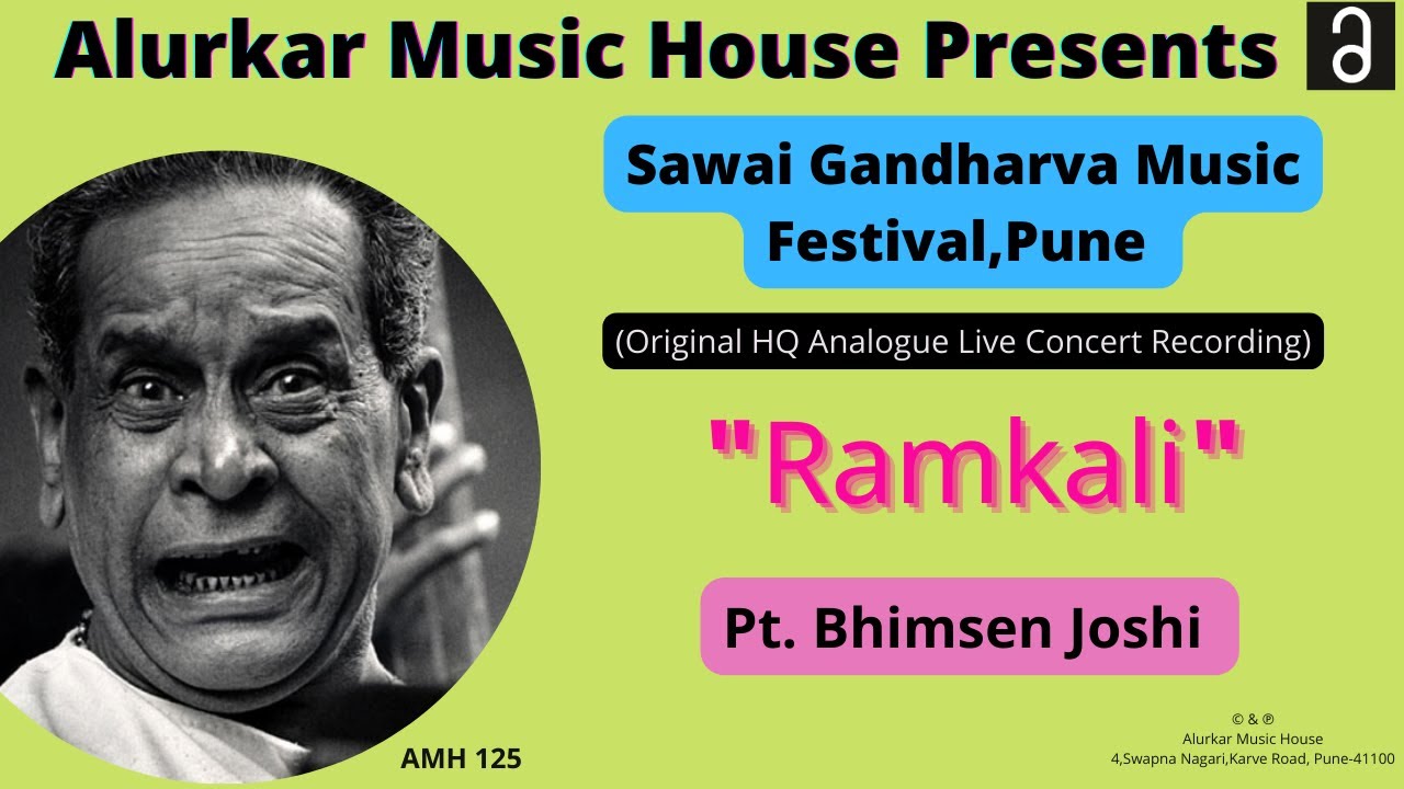 Live at Sawai Gandharva ,Pune| Raag Ramkali| | Bhimsen Joshi| Hindustani Classical | HQ Original