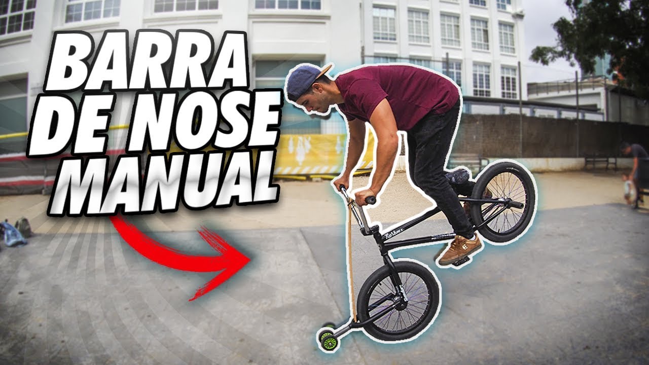 CREAMOS UNA BARRA PARA HACER NOSE MANUAL FACILMENTE - Reto con mi bmx!