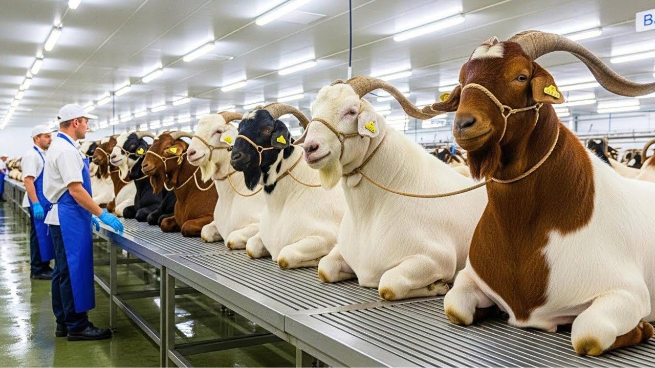 How Millions of Goats Are Raised and Processed &ndash; Inside Modern Goat Farming and Milking Factories