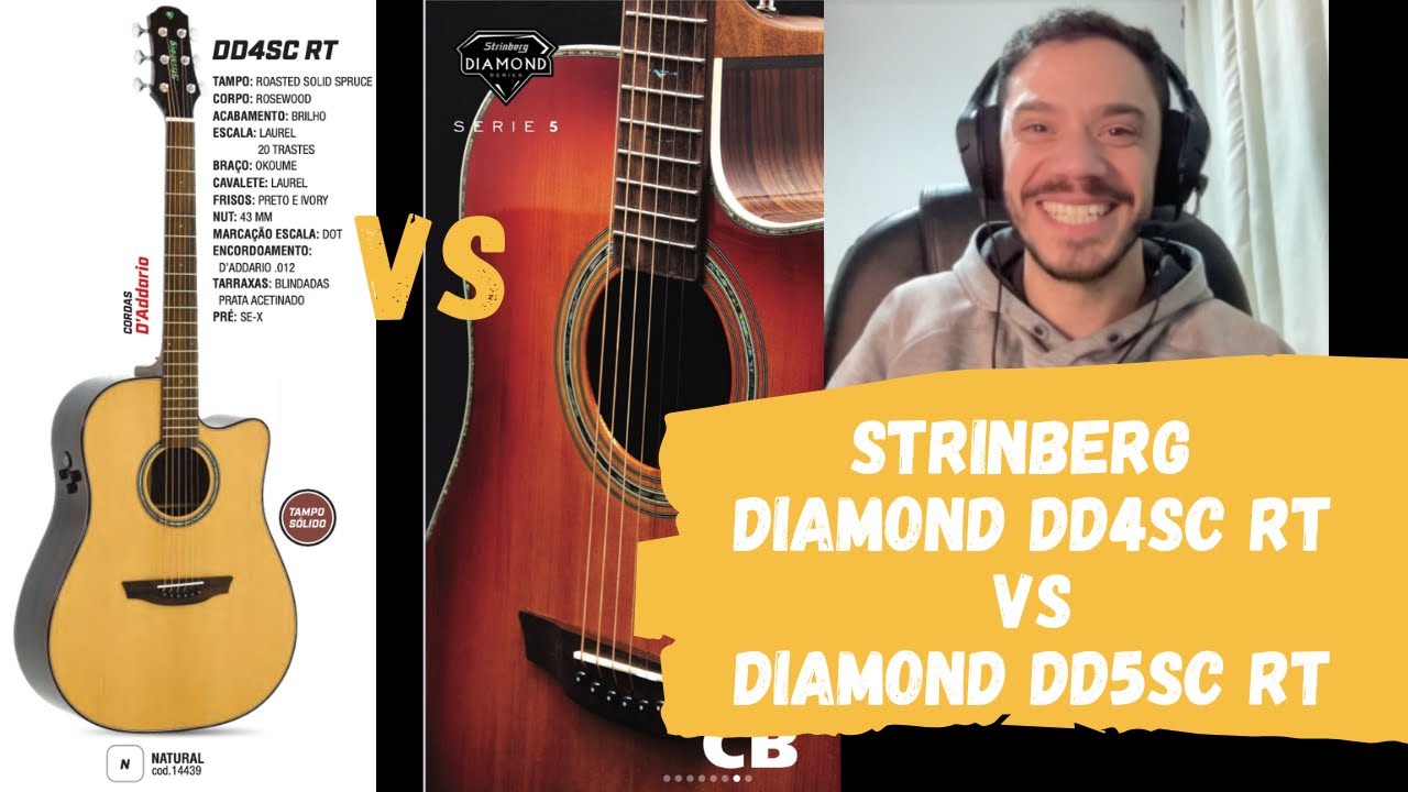 Qual violão Strinberg comprar | violão strinberg diamond dd4sc rt ou strinberg diamond dd5sc