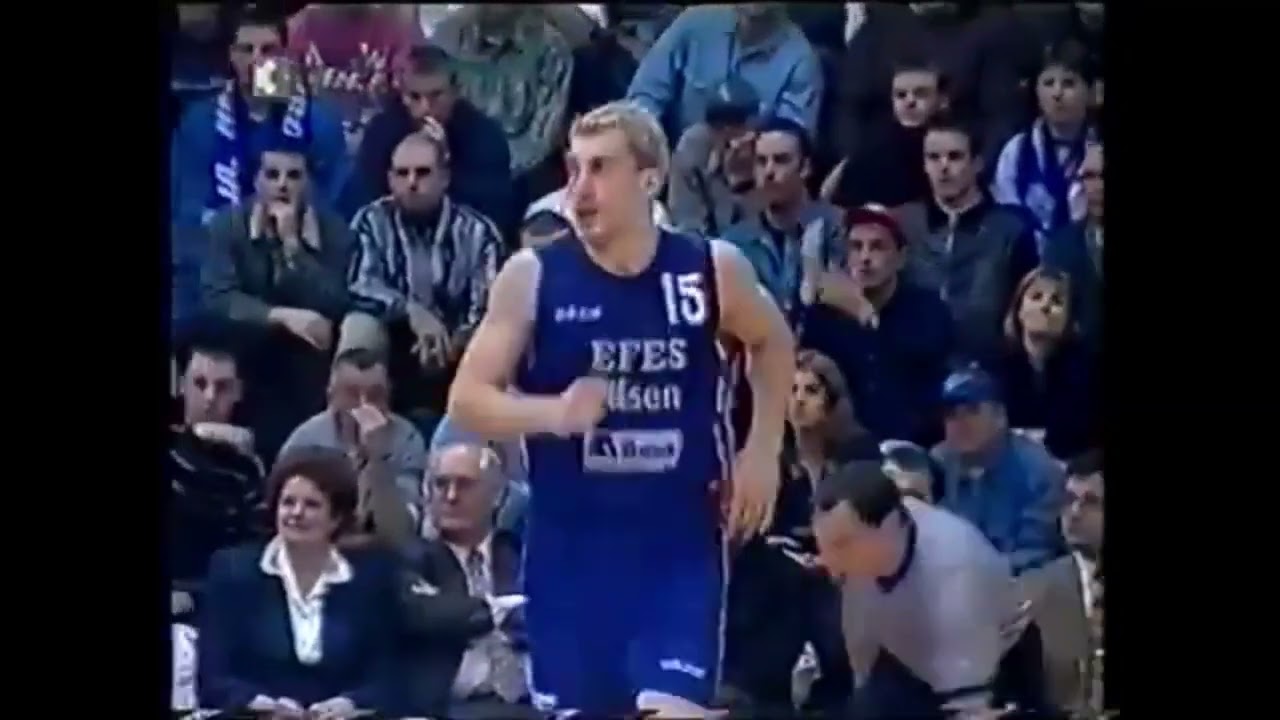 Ufuk Sarica 1998 Euroleague Cibona Zagreb - Efes Pilsen