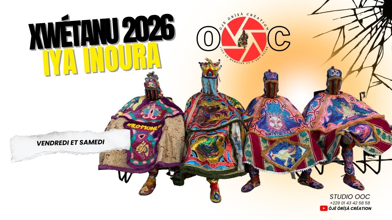 Xwétanu Iya Inoura 2026 – Balade des Egungun (Vendredi) & Danses (Samedi) | Gbodjè