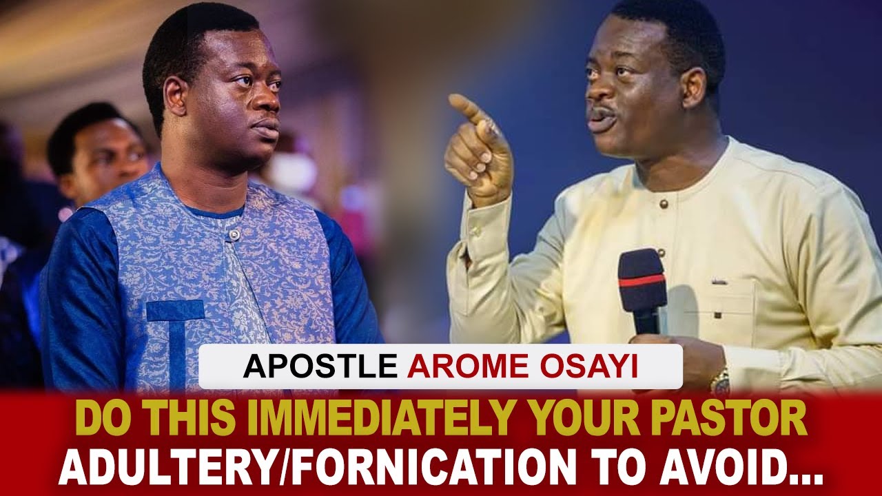 ANYTIME YOU FIND OUT YOUR PASTOR COMMIT ADULTERY DO THIS QUICKLY TO AVOID.......APOSTLE AROME OSAYI