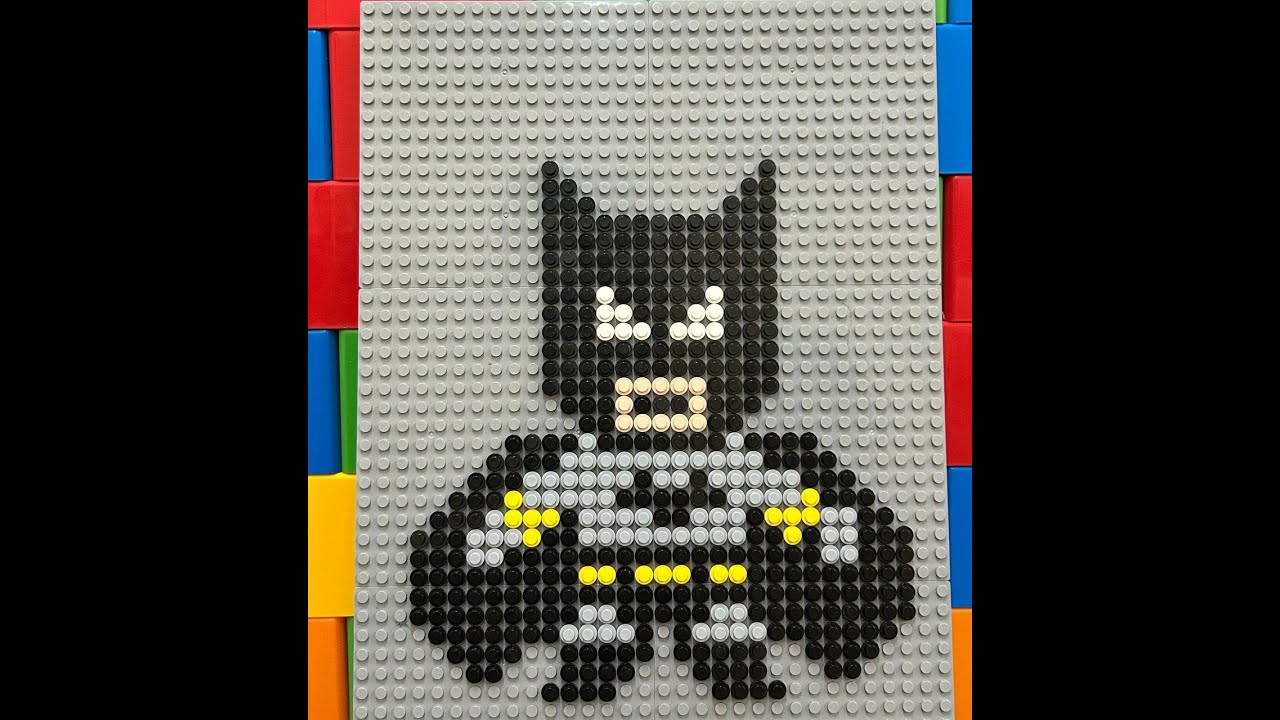 جعفر يرسم بقطع الليغو (باتمان)   jafar draws with lego pieces (Batman)