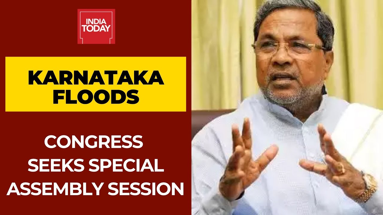 Karnataka Floods: Congress Seeks Special Session of Karnataka Assembly To Discuss Flood Situation