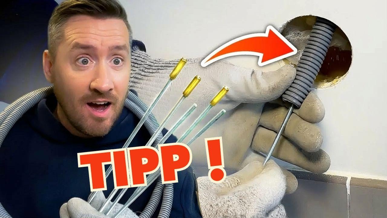 Genialer Trick: So ziehst du ganz easy ein Kabel durch die Wand – ohne Stress!