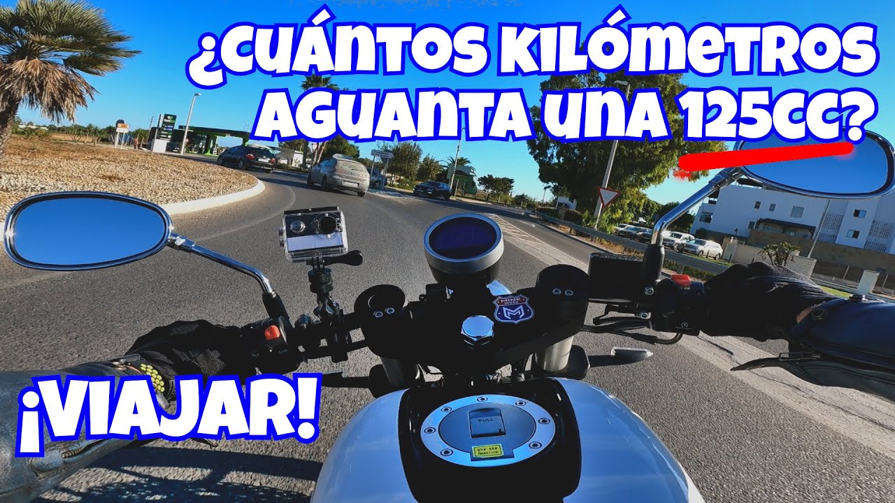 Viajar en moto | ¿Cuántos kilómetros puede hacer una 125 cc?