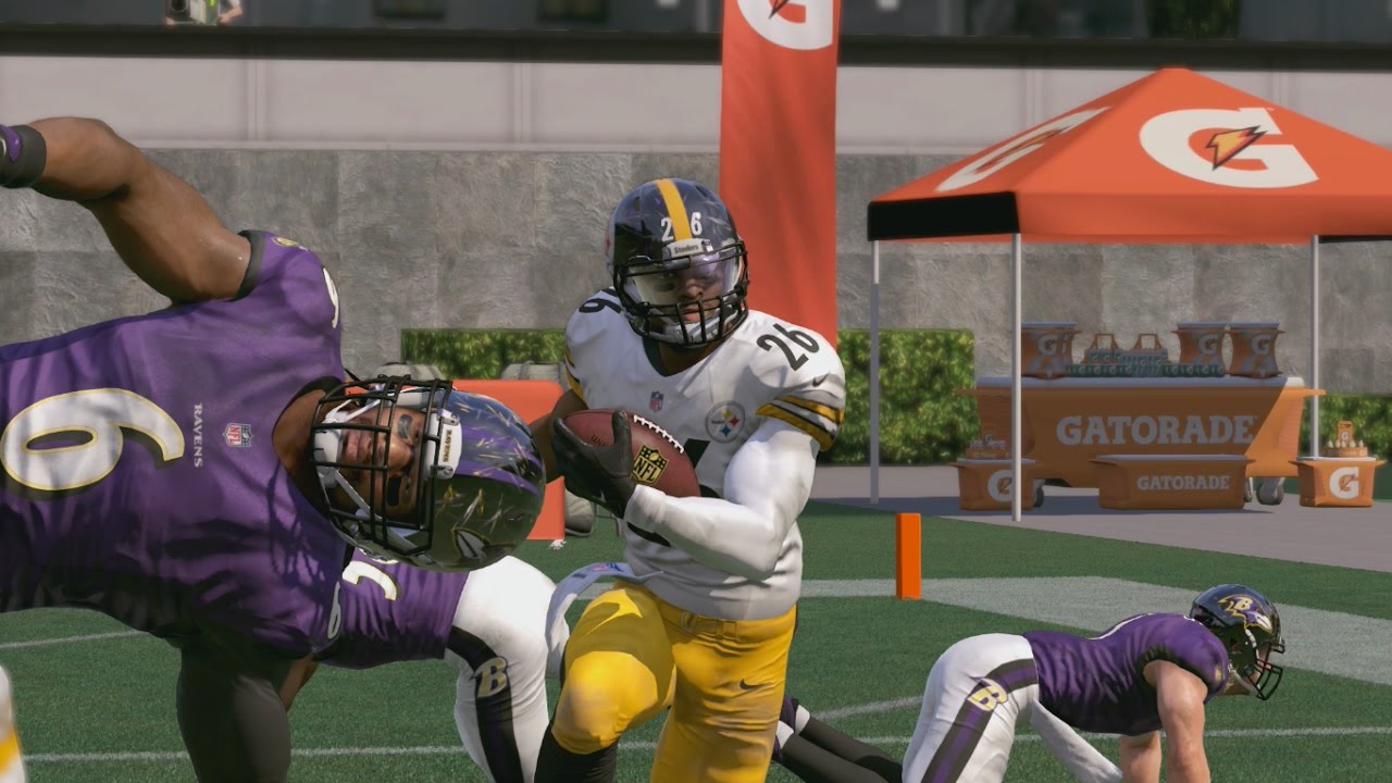 Can Le'Veon Bell Score a 99yd TD Run Against a Team of 11 Pro Bowl LBs!? Madden 17 Challenge