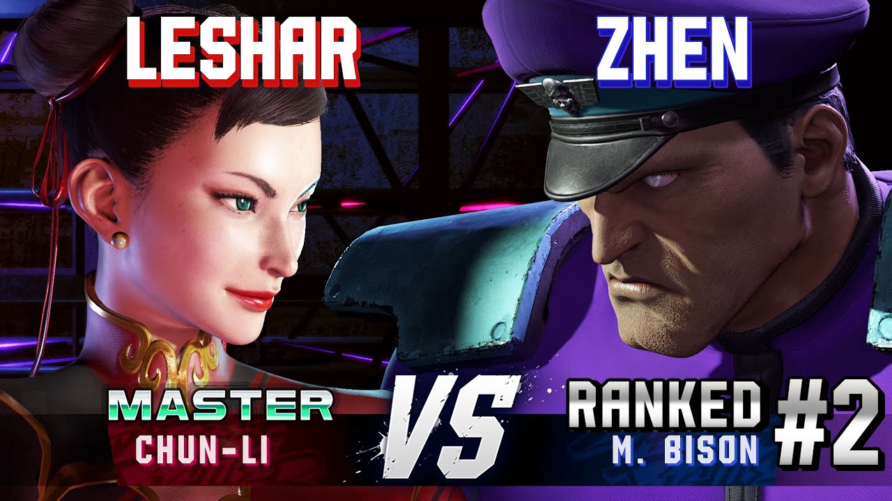 SF6 ▰ LESHAR (Chun-Li) vs ZHEN (#2 Ranked M.Bison) ▰ High Level Gameplay