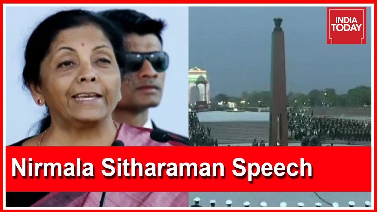 Nirmala Sitharaman Speech At National War Memorial Inauguration Ceremony