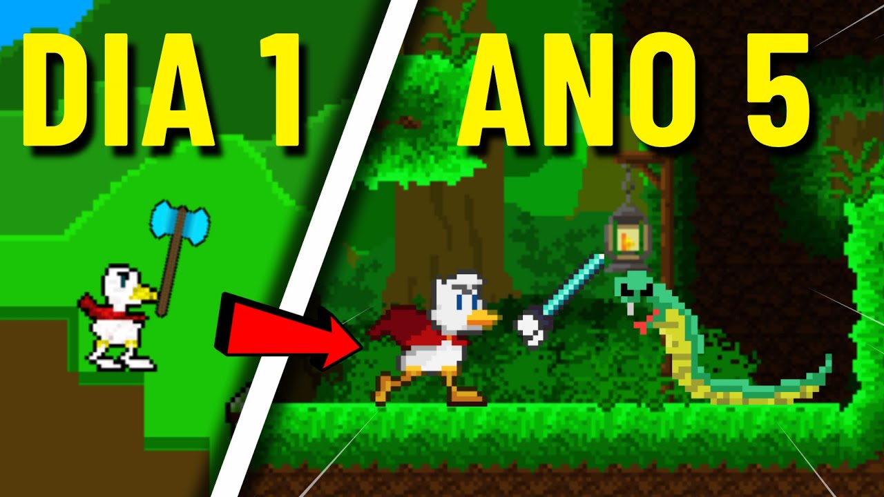 5 ANOS DESENVOLVENDO JOGOS em 13 MINUTOS