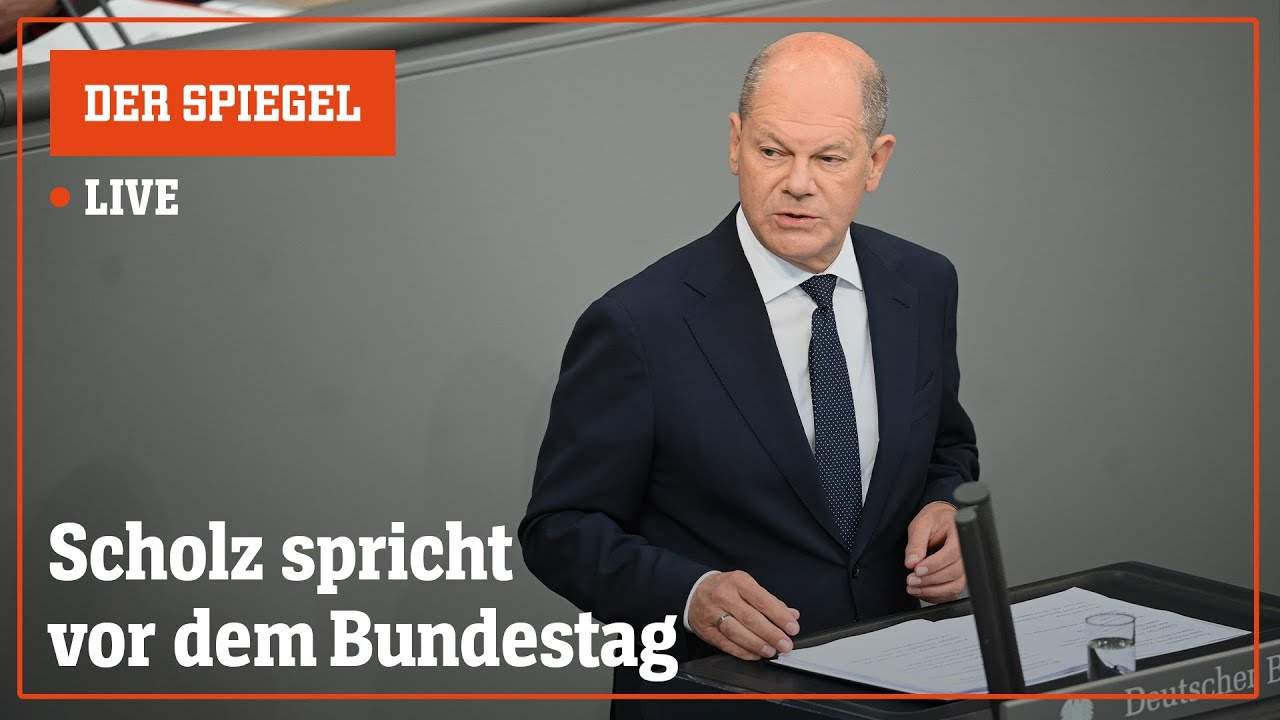 Livestream: Was sagt der Kanzler zum Haushaltsstreit seiner Ampel? | DER SPIEGEL