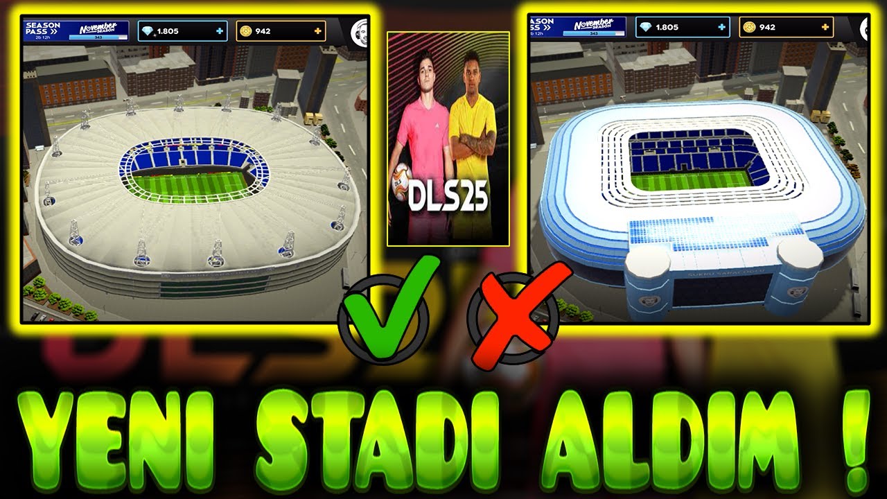 DLS 25 YENİ STADI ALDIM ! FARKI NE ? - DREAM LEAGUE SOCCER 2025