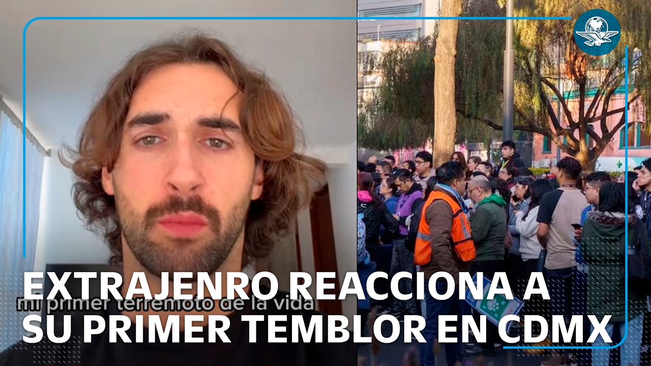 Extranjero reacciona a sismo en CDMX y se viraliza; lo rega&ntilde;an por comprar pan dulce &ldquo;pal susto&rdquo;