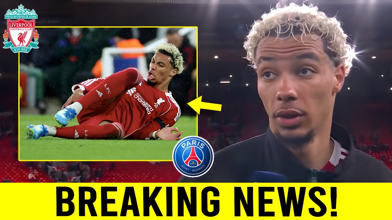 HUGO EKITIKE SHOCKING STATEMENT AFTER BEING INJURED IN PSG DEFEAT! LIVERPOOL NEWS