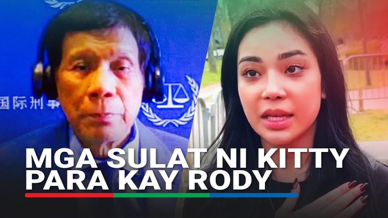 Kitty Duterte araw-araw daw sumusulat sa ama sa ICC detention, ayon kay Kaufman | ABS-CBN News