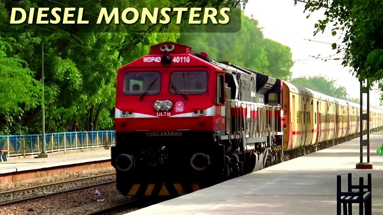 Most Beautiful Electro Motive Diesel Locomotives | Indian Railways