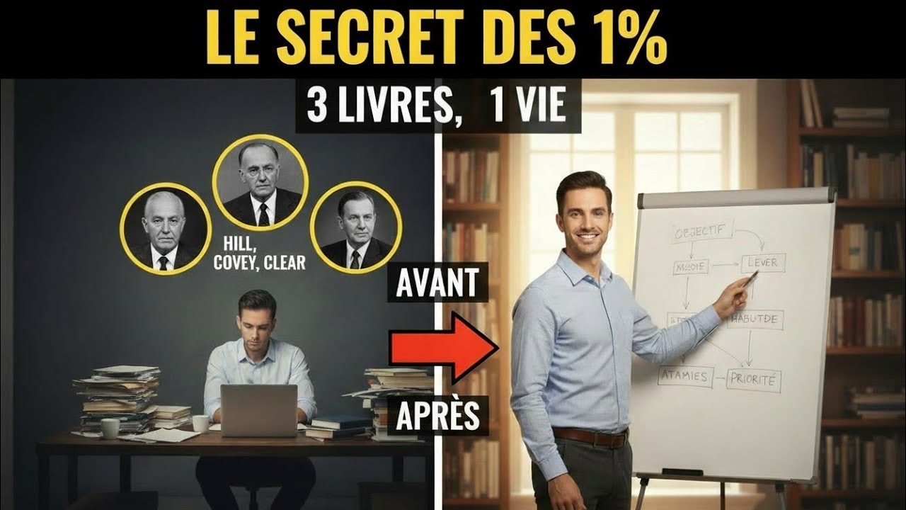 LE SECRET DES 1% : Les 3 livres qui vont changer votre VIE