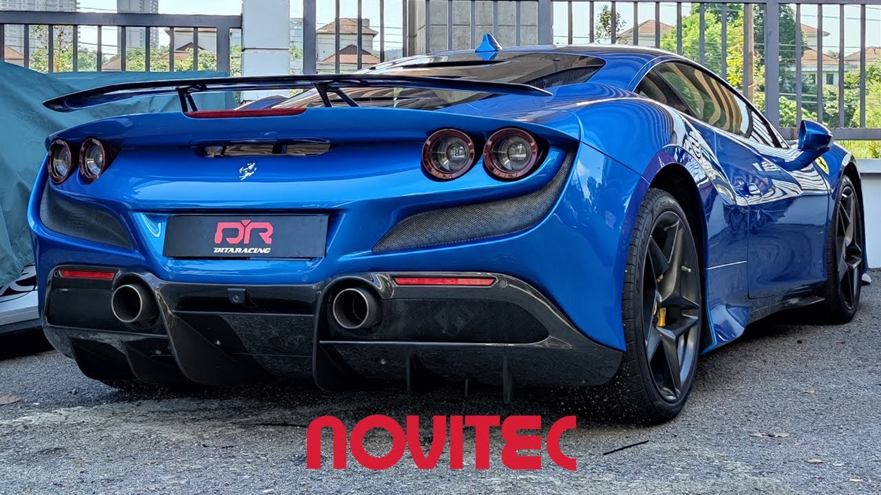 FERRARI F8 TRIBUTO NOVITEC EXHAUST | BEST SOUNDING F8 EXHAUST | FIRST IN MALAYSIA
