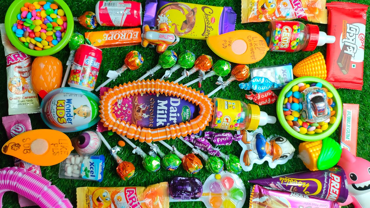 satisfying video Candy and fruits asmr