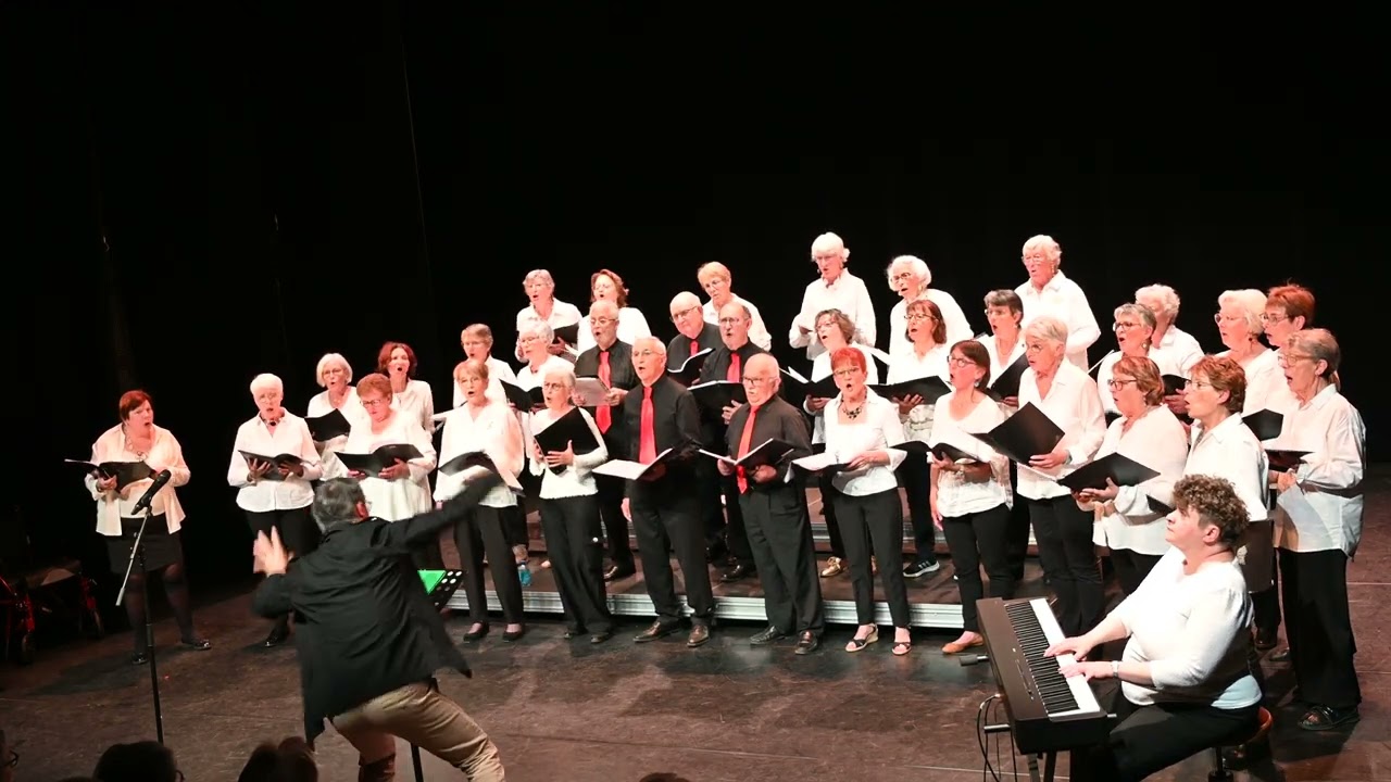 Vertou Seniors : Foule sentimentale d'Alain Souchon par la chorale La clé des chants.
