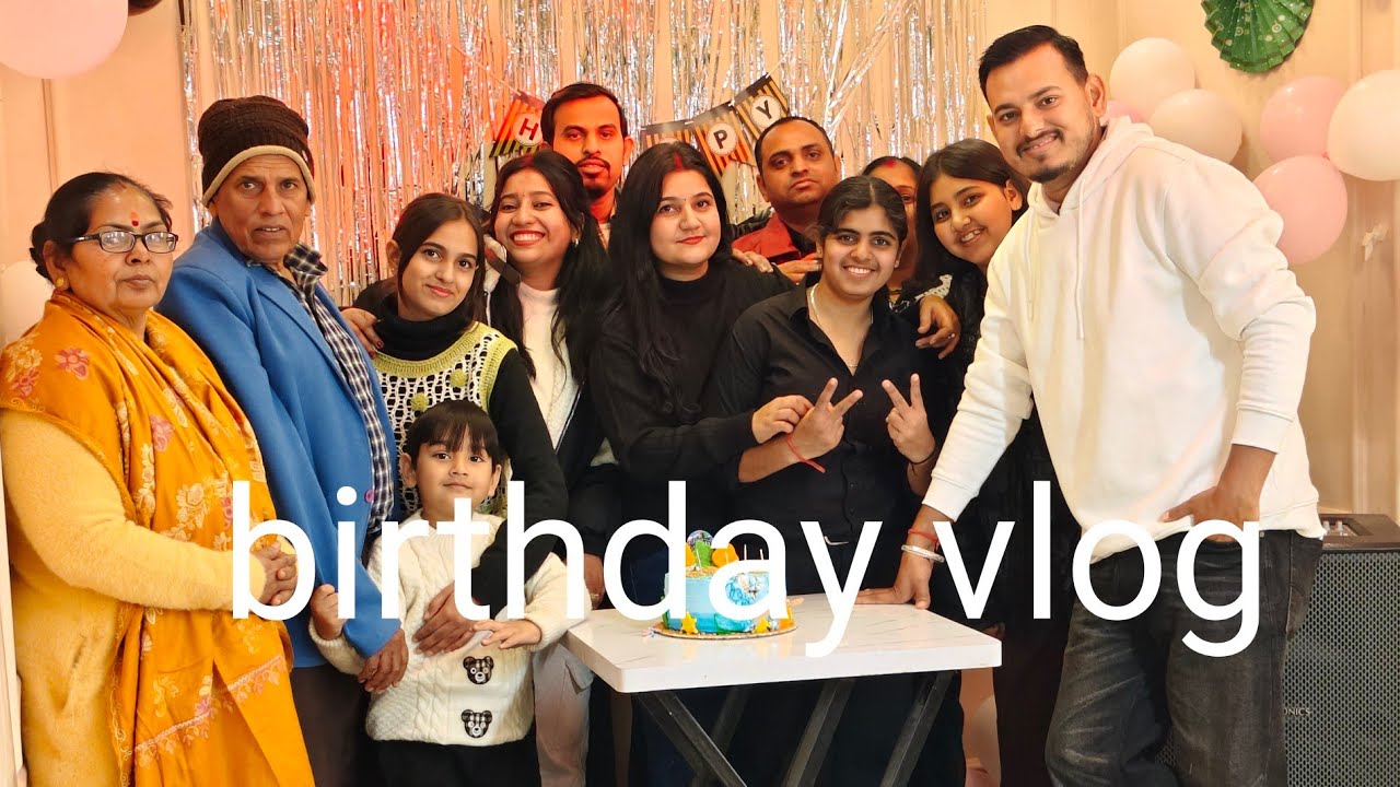 Birthday celebration 🎉 || family vlog || Sarika chauhan || cake cutting || baby girl gift ideas || 