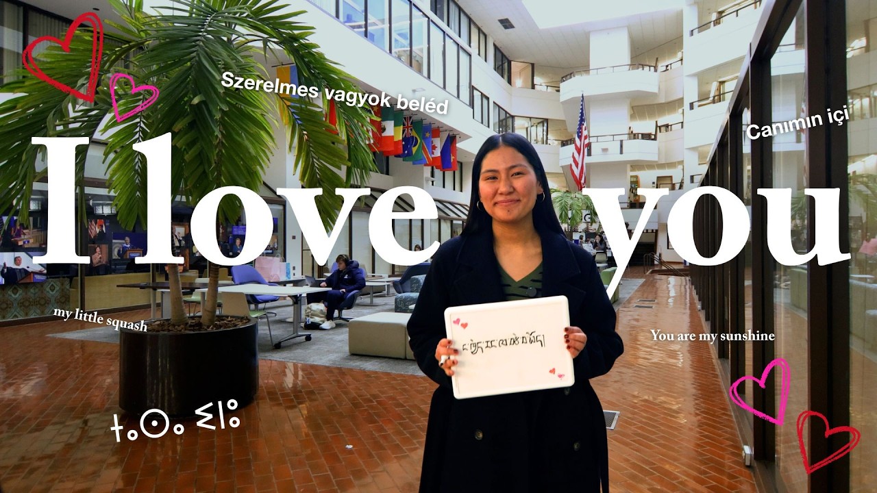 We asked Georgetown students how to say “I love you” in languages around the world