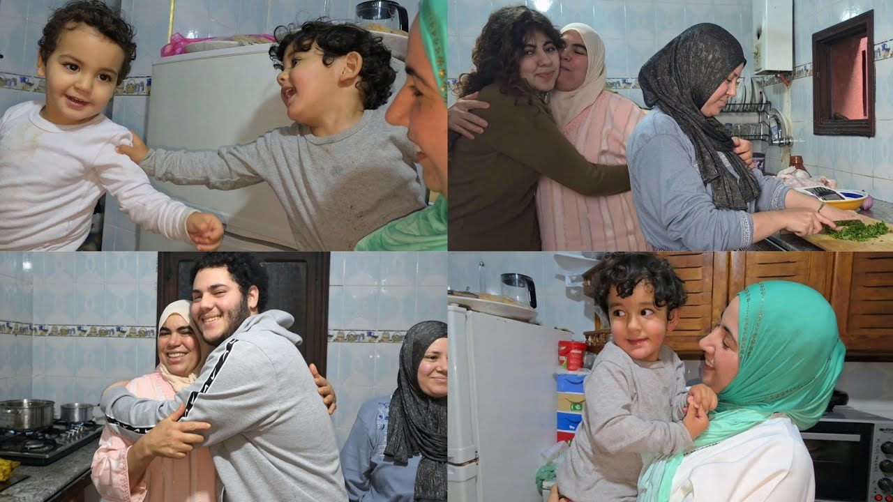 خالتي صافية بخيرها جات شوفو وصال وعلي شحال فرحانين وأحلى تحية من محمد علي للمشاهدين ماشاء الله😍