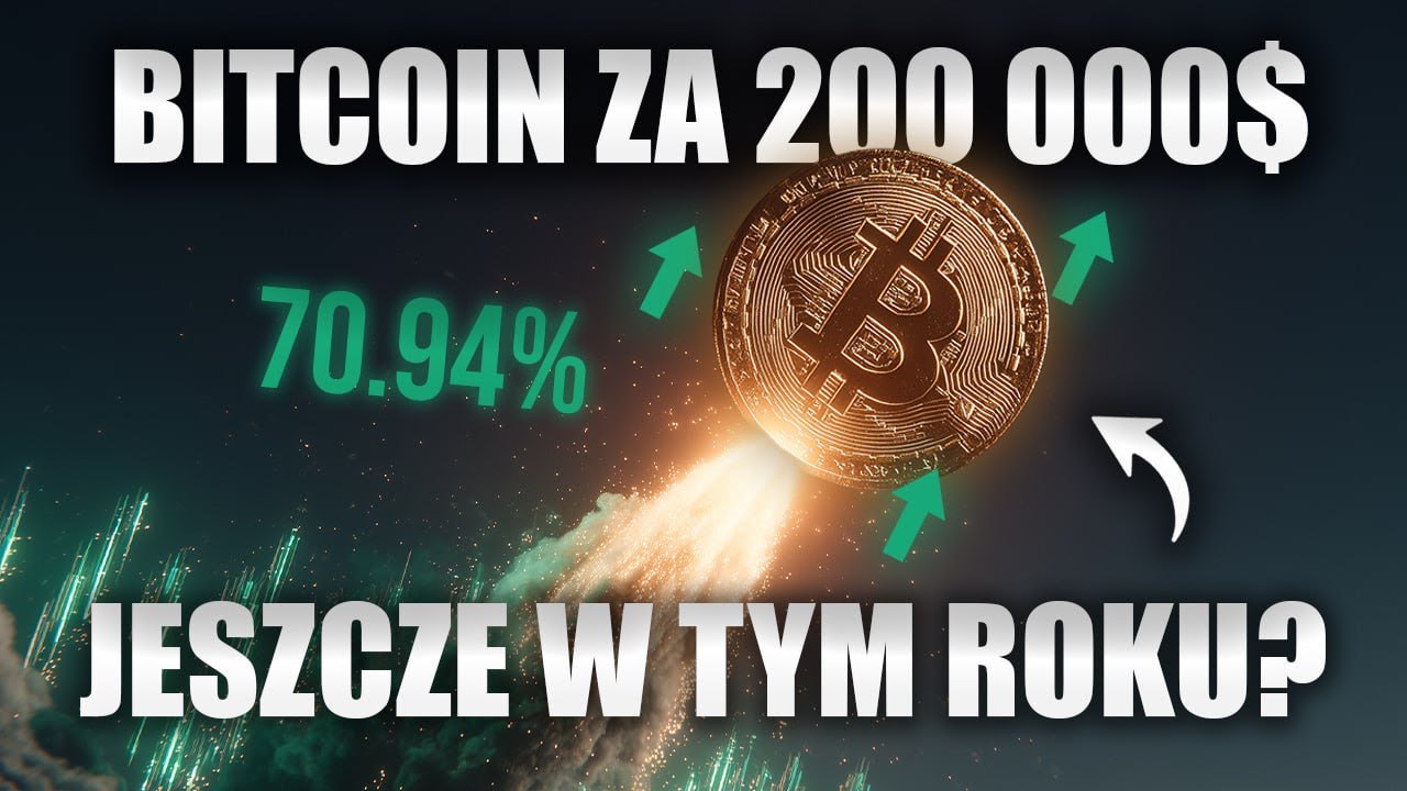 BITCOIN prognoza na 200 000$! Czy do końca 2025 to możliwe?