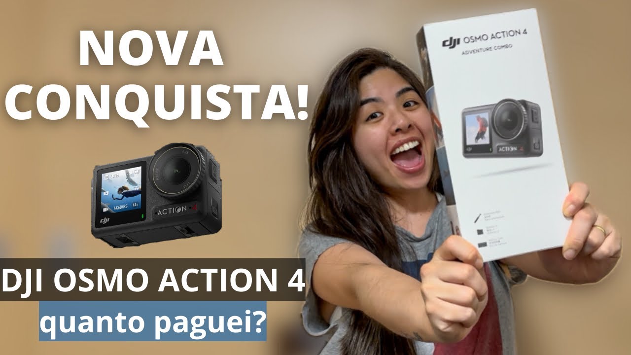 COMPRAMOS UMA CÂMERA! Quanto pagamos? | DJI OSMO ACTION 4