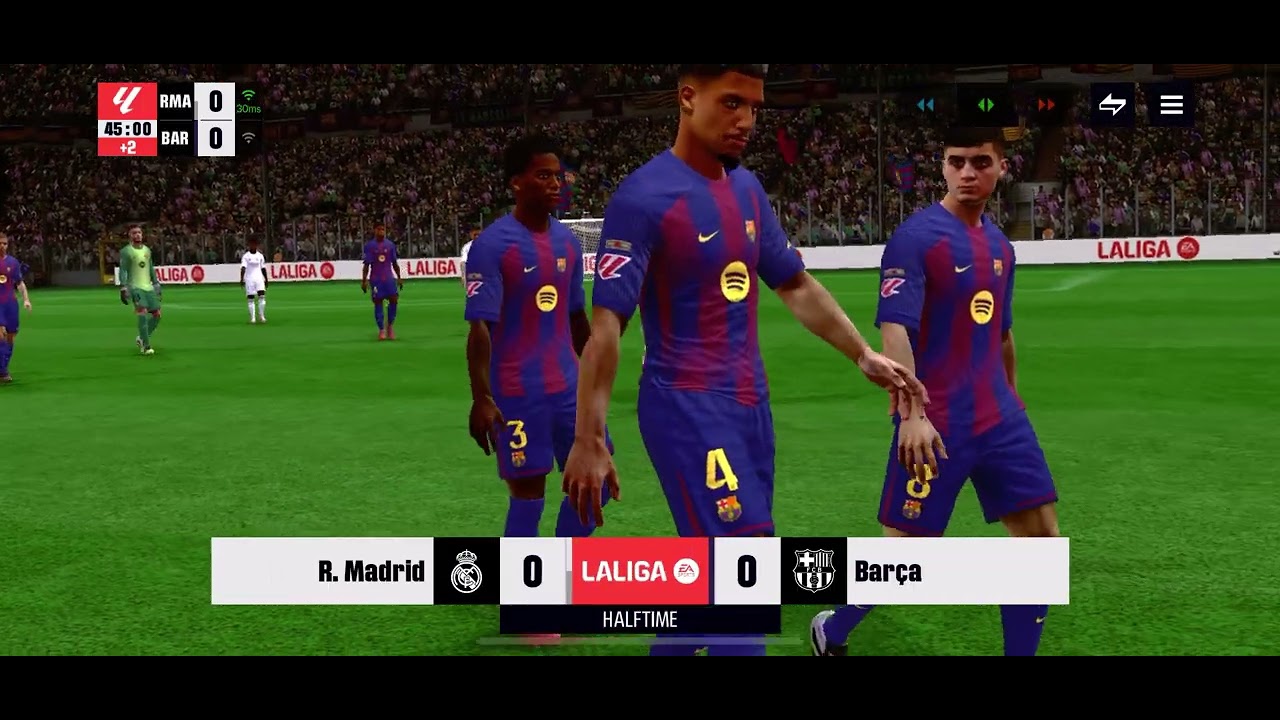 REAL MADRID VS BARCELONA (entertaining match)